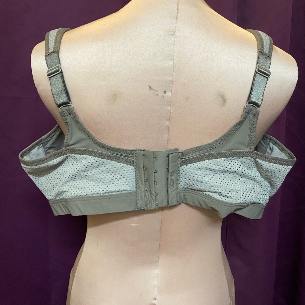 New Glamorise Women's High Impact Seamless Underwire Sports Bra - 9066 Size 46F - Picture 5 of 9